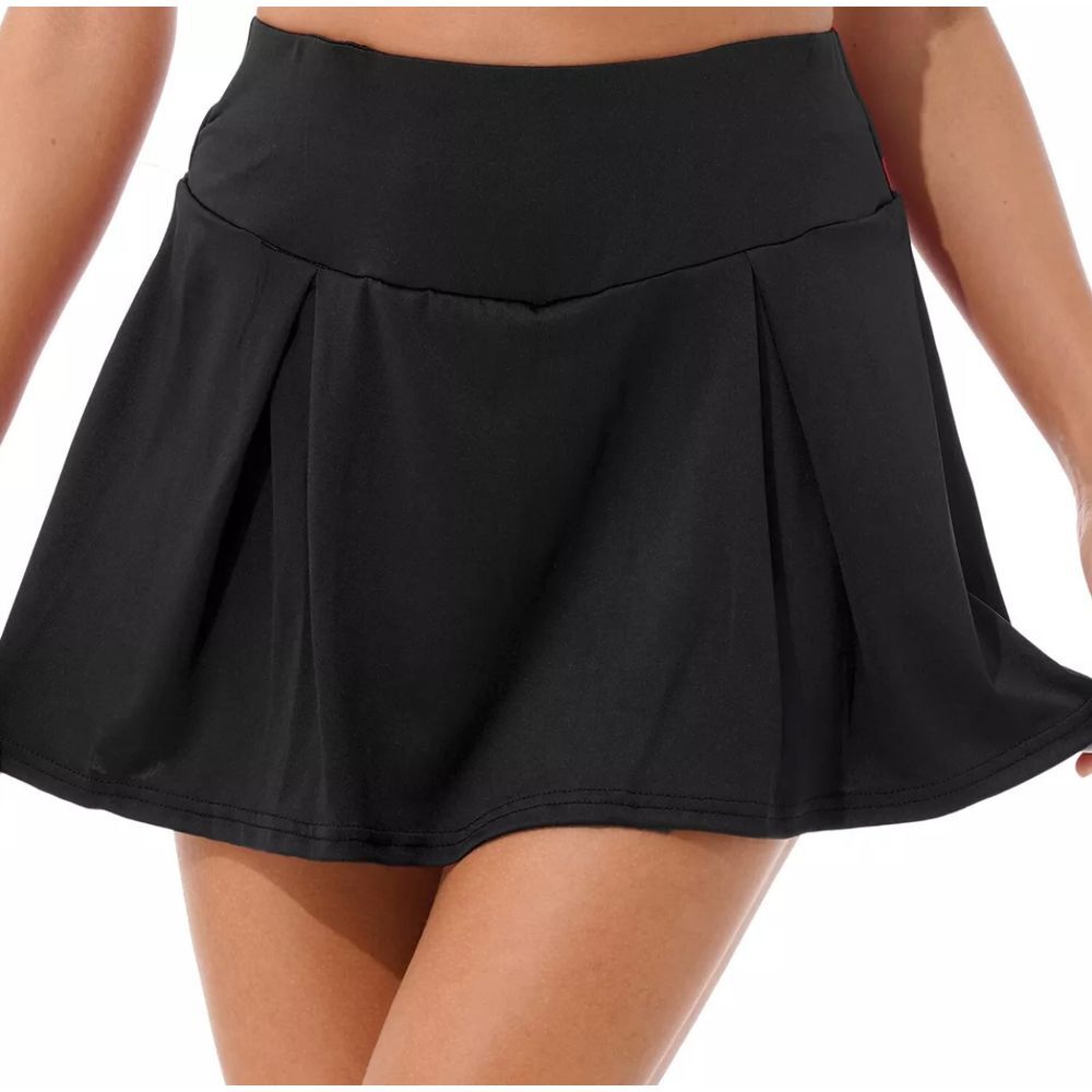 Women's Sport Skirt Lightweight Pickleball Golf Tennis Skort Athletic Skirt Sz L